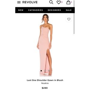 Nookie Lust One Shoulder Gown